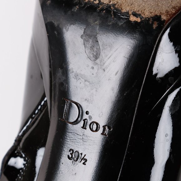 Dior Patent Leather Stiletto Bootie - Picture 5 of 9